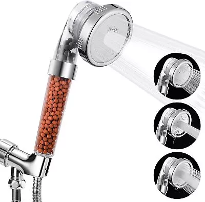 High Turbo Pressure Shower Head Bathroom Powerful Energy Water Saving Filter US • $10.95