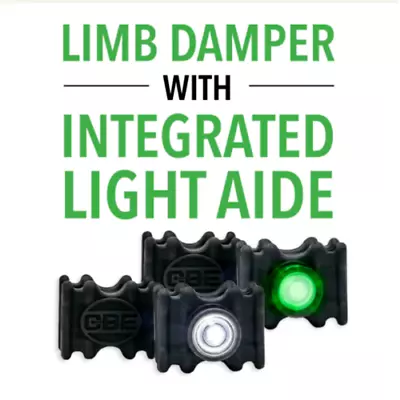 CBE Vibe X Limb Damper Integrated LIGHTs Mathews Phase Bowtech Hoyt BOW Silencer • $44.95
