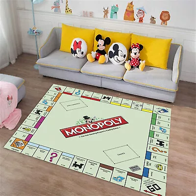 Monopoly Monopoly Rug Game Rug Family Game Rug Game Room Rug Gift Rug • $55