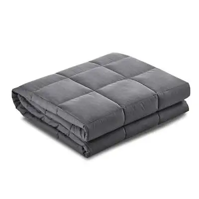 Weighted Blanket Adult 7KG Heavy Gravity Blankets Microfibre Cover Glass Beads C • $60.38