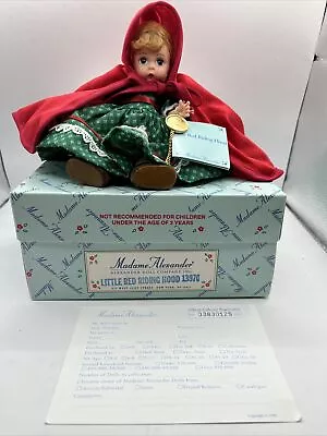 Madame Alexander Doll - Red Riding Hood #140463 In Original Box Without Basket • $13