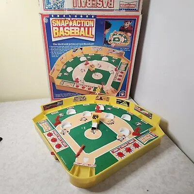 Vintage 1988 Shelcore Snap Action Baseball Game Complete • $29.99