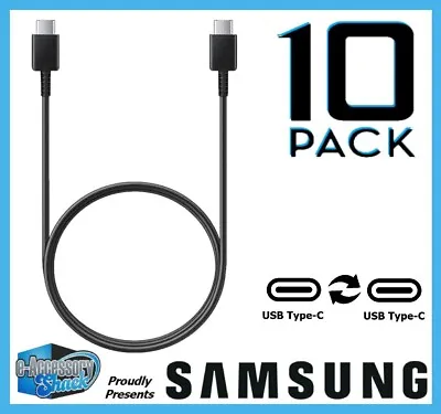 10 Pack Samsung OEM USB-C Fast Charger Cable Galaxy S24 S23 S22 S21 S20 Ultra • $9.94