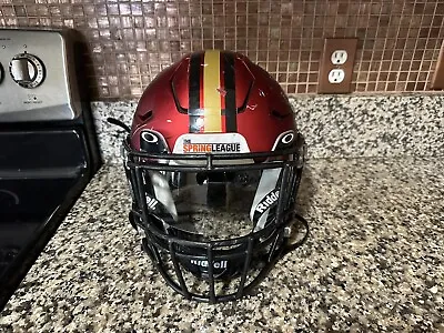 Riddell Speed FLEX Football Helmet Matte Red W/ Black Facemask Adult Large Visor • $399
