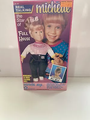 1991 Meritus Talking Michelle Tanner 15” Doll Full House NRFB • $45