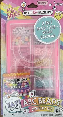 Just My Style ABC Beads Jewellery Making Set Kit . Job Lot  Pack Of 6 • £20