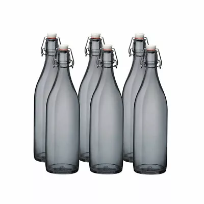$79.74 • Buy Bormioli Rocco 33.75oz Swing Top Giara Glass Bottles - Gray | 6-pack