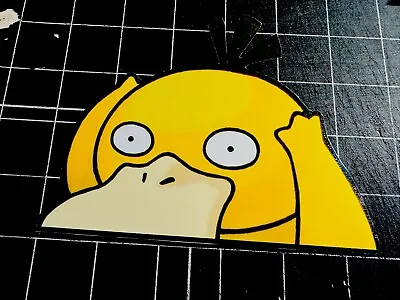 Psyduck Yellow Peeker Sticker Window Vinyl Sticker Car Decal Pokemon Anime • $5