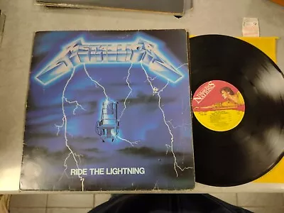 Metallica - Ride The Lightning - 1st Press UK A1 B1 LP Vinyl Record - VG/VG+ • £64.99