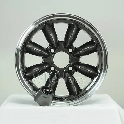 4 Rota Wheel Rb 15x6 25 4x114.3  Rgunmetal  Mga Mgb Saab 900 1200 Datsun 510 • $879