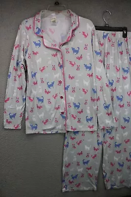 Nite-Nite Munki Munki Women's Pajama Set-Size Medium-Dogs • $20