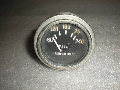 Vintage Stewart Warner SW 210 Water Temperature Gauge 60-240 810630 UNTESTED • $34.89