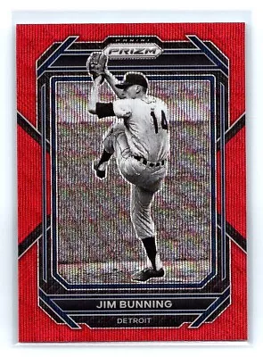 2023 Panini Prizm Red Jim Bunning Detroit Tigers #296 • $1.49