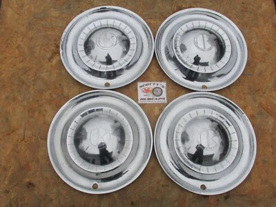 $99.95 • Buy 1951 Kaiser  Deluxe, Custom, Sedan  15  Wheel Covers, Hubcaps Set Of 4