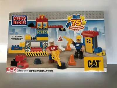 Mega Bloks Cat Construction Adventure Building Set 75 Pcs. #7852 NEW Age 3-6 • $49.95