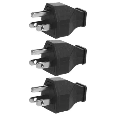  3pcs Electric Plugs Replacement Plugs 3 Prong Electrical Plug Extension Cord • $10.40