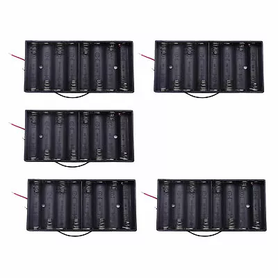 5 Pcs 8 AA Battery Cells Plastic Holder 2A 1.5V Storage Case Box Wired US Stock • $9.18