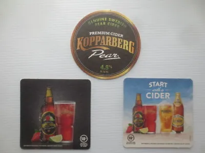 3 Different KOPPARBERG CIDER Coasters    Australian Issue    COASTERS • $2.50