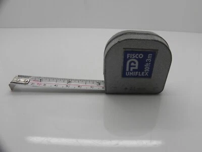 £8.99 • Buy VINTAGE FISCO UNIFLEX 10 Ft / 3m TAPE MEASURE MADE IN ENGLAND