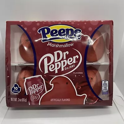 Peeps Marshmallow Chicks Dr Pepper Holiday Candy 10 Count • $9.29