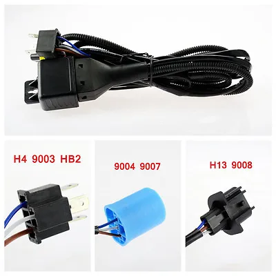 $8.09 • Buy HID Hi Lo Bi-Xenon Relay Harness Wiring Controller H4 9003 9004 9007 H13 9008