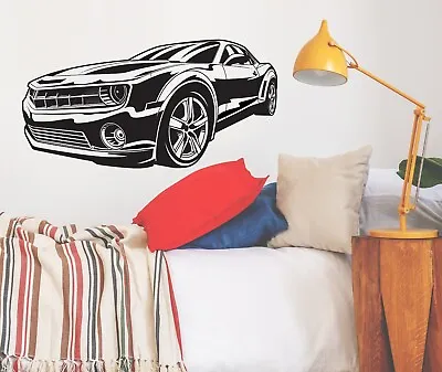 Muscle Car Wall Decal Decal Removable Room Décor Sticker Large  Race Car • $24.99