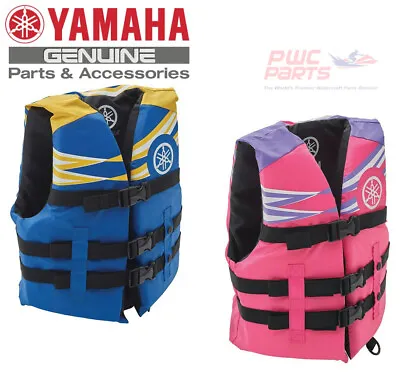 Yamaha Youth Value Nylon Vest PFD Child Or Youth In Blue Or Pink  MAY-20V3B  NEW • $48.95