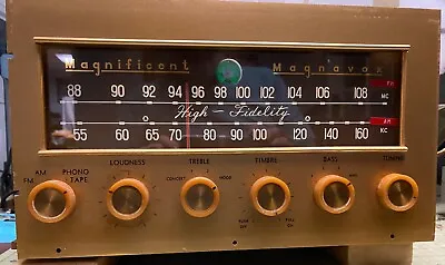 Mono Tube Tuner / Preamp Magnificent MAGNAVOX CR730 DC All But FM Is Working • $100