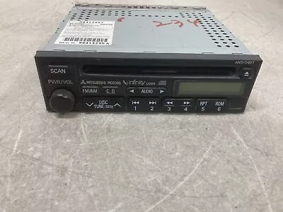 Mitsubishi Infinity Radio Stereo Receiver AM FM CD Player DZ-2U05W Black U069 • $49.99