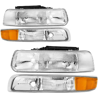 For 1999-2002 Chevy Silverado 2000-2006 Suburban Tahoe Headlight W/ Bumper Light • $59.99