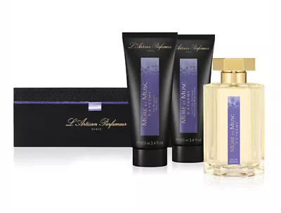 L'Artisan Parfumeur Mure Et Musc Extreme 3Pc GiftSet 3.4Oz EDP BodyWash & Lotion • $164.98