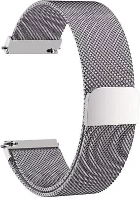 18/20/22mm Magnetic Milanese Watch Band Universal Steel Loop Smart Wrist Strap • $9.99