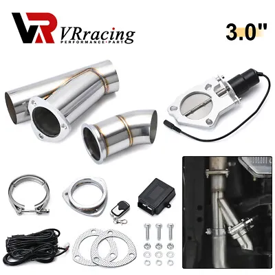 3  Inch 76mm Electric Exhaust Muffler Valve Cutout System Dump Wireless Remote • $99.90