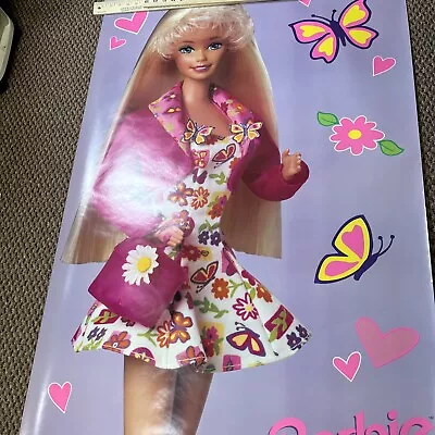 Vintage Golden Books 1995 Barbie Poster • $37.50