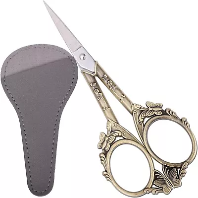 Vintage Embroidery Scissors – 4 7in Sharp Straight Pointed Shears  Classic Small • $19.90