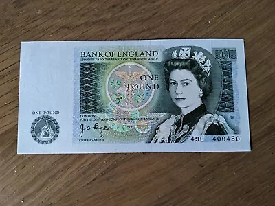 Bank Of England 1 Pound Note.  Page. UNC. • £4.99