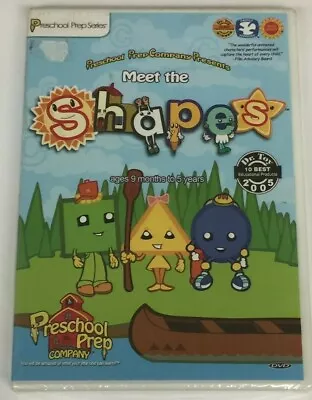 Brand New MEET THE SHAPES Preschool Prep DVD 2005 Learning Tool NIP Shrinkwrap • $8.99