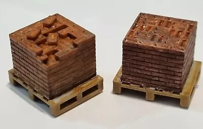 £4 • Buy Pallet Of Bricks OO Gauge 1:76 Scale Model Scenery Railway/Diecast Two Designs