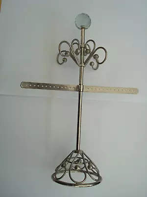 £10 • Buy Metal Jewellery Stand Necklace, Bracelet, Earring, Ring Organiser 10.5  Tall