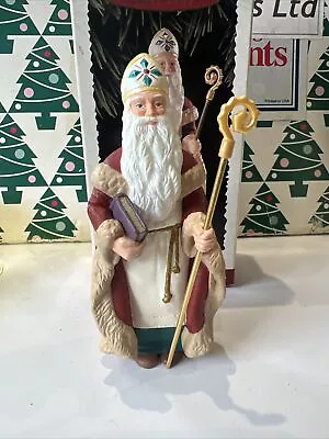 £7.99 • Buy Christmas St Nicholas Santa Tree Hallmark Keepsake Ornament New In Box