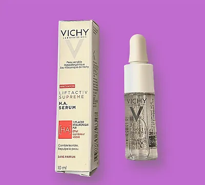 NEW Vichy Liftactiv Supreme Ha Serum 0.33 Fl Oz / 10 ML NIB Skincare Mini Size • $7.99