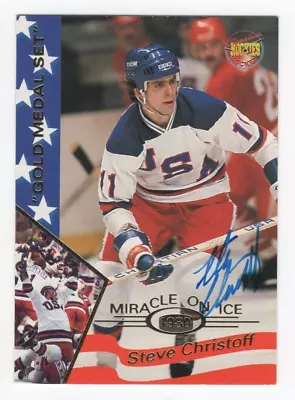 1995 Signature Rookies 1980 Miracle On Ice #7 - Steve Christoff Autograph - TTM • $19.99