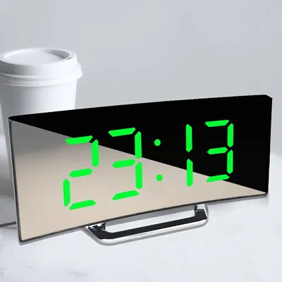 £11.69 • Buy Digital Clock LED Display Desk Table Temperature Alarm Time Modern Home Decor CY