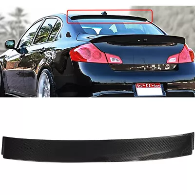 Fits 2008-2013 Infiniti G37 Coupe Real Carbon Fiber Roof Spoiler • $107.28