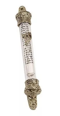 Mezuzah-Brass & Glass Sealed Scroll (5 ) • $19.28