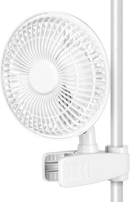 $23.99 • Buy 6-Inch Grow Tent Poles Clip Fan 2-Speeds Monkey Fan Manually Adjustable 90°