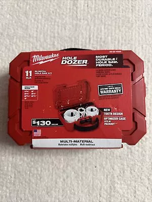 Milwaukee Hole Dozer General Purpose Bi-Metal Hole Saw Set (11-Piece) 49-22-4020 • $44.95