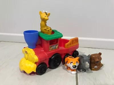Fisher-Price Little People Zoo Talkers Animal Sounds Zoo Train W/ Animals Toys • $40