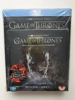 Game Of Thrones BLU-RAY Season 7 Exclusive Bonus Disc Conquest & Rebellion NEW • £30