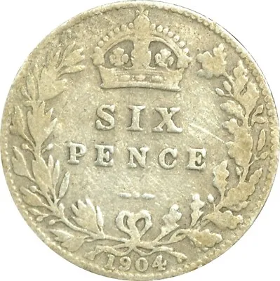 1902 To 1910 Edward Vii Silver Sixpences Choice Of Year / Date • £11.99